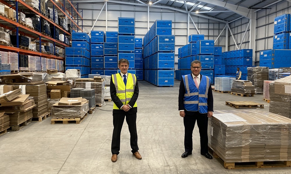 Alok Sharma MP with Niall Balfour, Chief Executive of Tower Cold Chain